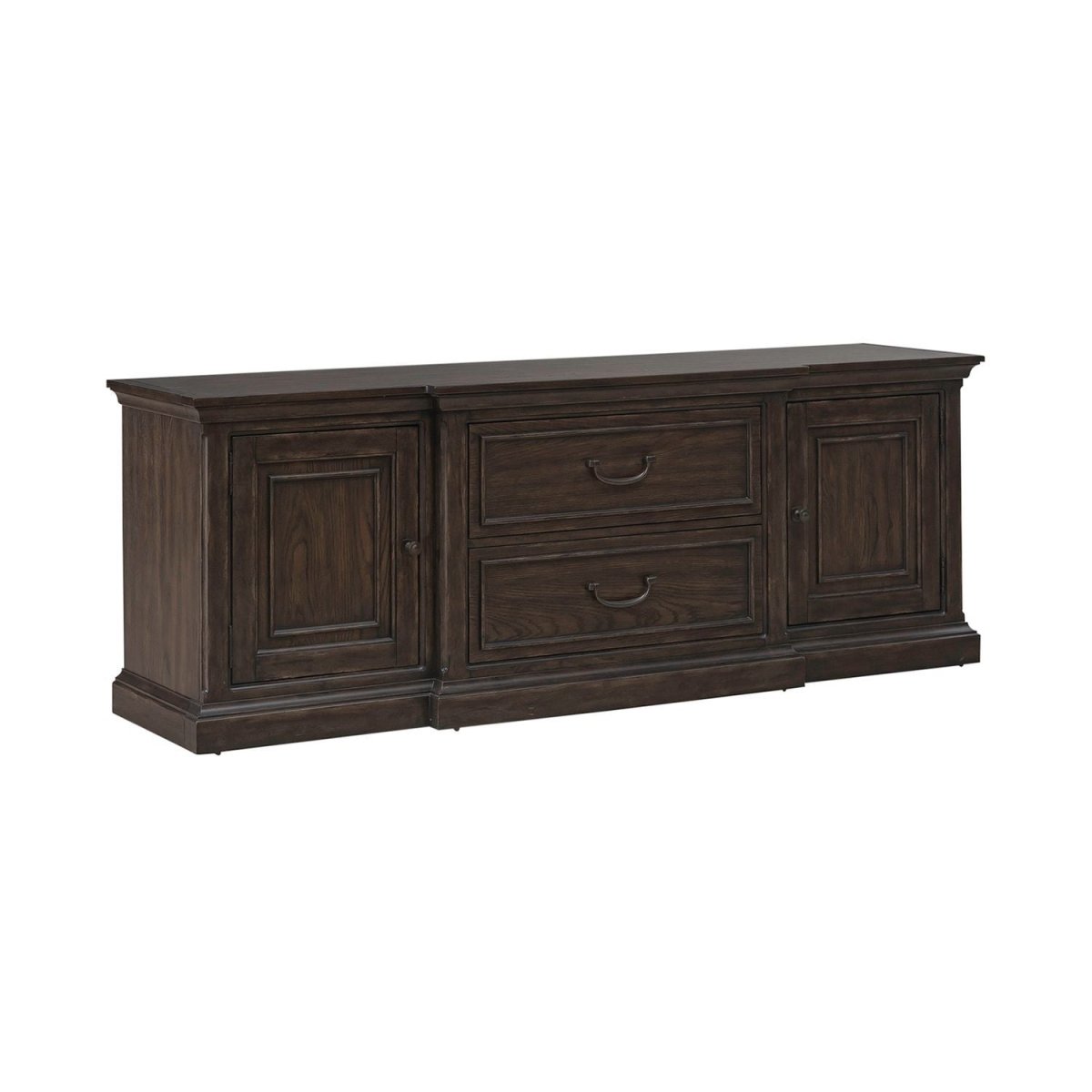 Paradise Valley - 78" Entertainment Console - Dark Brown TV Stands by Liberty Furniture - Walls Furniture & Mattress