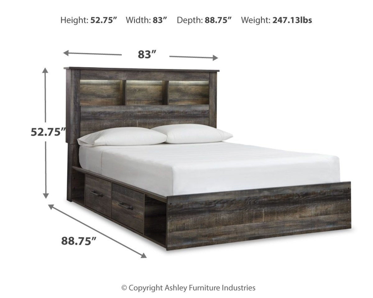 Drystan - Panel Bookcase Bed Panel Beds by Signature Design by Ashley® - Walls Furniture & Mattress