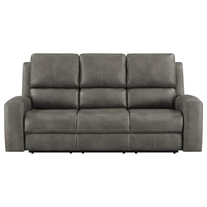 Brickston - Triple Power Reclining Sofa Reclining Sofas by Coaster Fine Furniture - Walls Furniture & Mattress