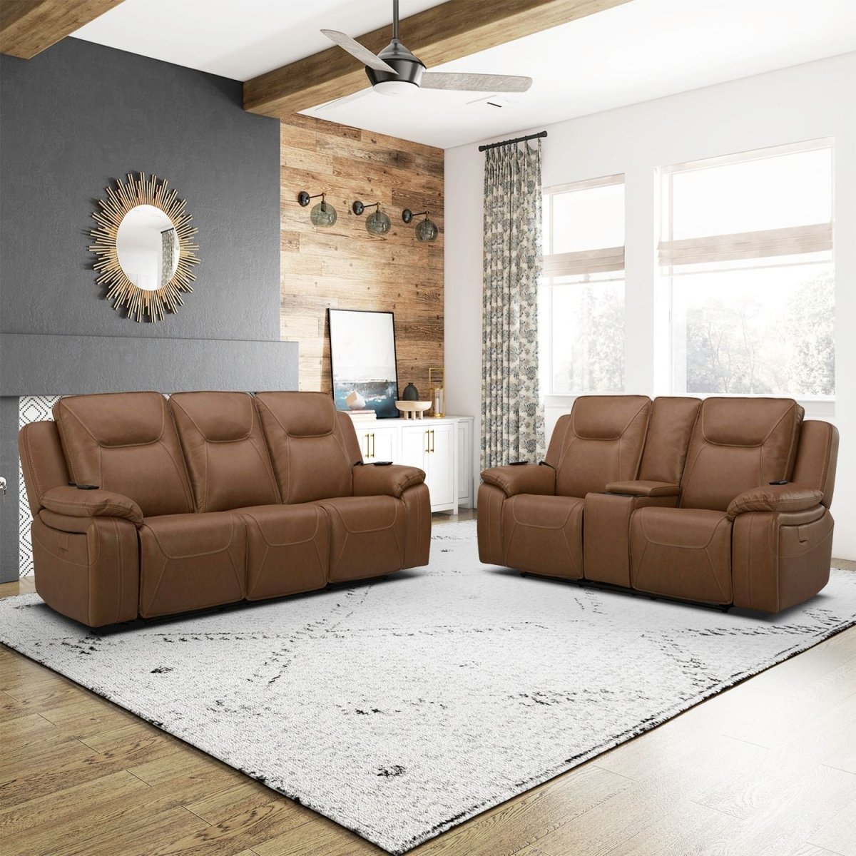 Callihan - Sofa Set Reclining Sofas & Loveseats by Liberty Furniture - Walls Furniture & Mattress