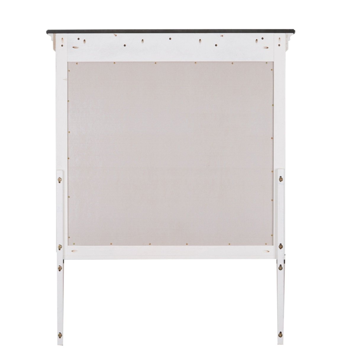 Allyson Park - Crown Mirror - White Bedroom Mirrors by Liberty Furniture - Walls Furniture & Mattress