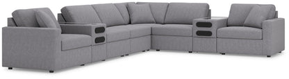 Modmax - Sectional - Granite Stationary Sectionals by Signature Design by Ashley® - Walls Furniture & Mattress