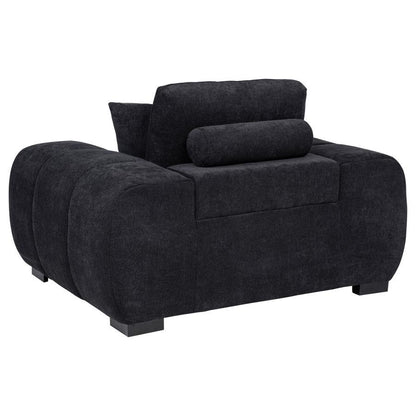 Octavia - Fabric Upholstered Track Arm Accent Chair Arm Chairs by Coaster Fine Furniture - Walls Furniture & Mattress
