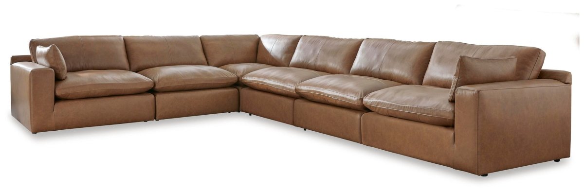 Emilia - Sectional Stationary Sectionals by Signature Design by Ashley® - Walls Furniture & Mattress