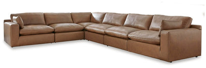 Emilia - Sectional Stationary Sectionals by Signature Design by Ashley® - Walls Furniture & Mattress