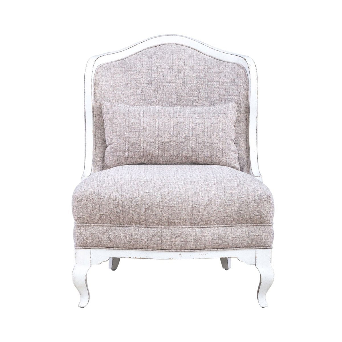 Magnolia Manor - Upholstered Accent Chair - Antique White & Weathered Bark Accent Chairs by Liberty Furniture - Walls Furniture & Mattress