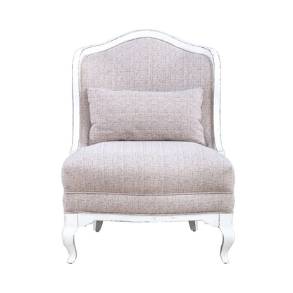 Magnolia Manor - Upholstered Accent Chair - Antique White & Weathered Bark Accent Chairs by Liberty Furniture - Walls Furniture & Mattress