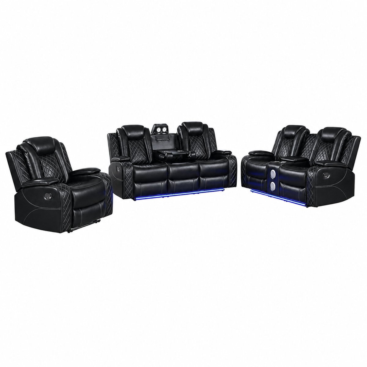 Orion II - Reclining Sofa Set in Kokomo, IN | Walls Furniture