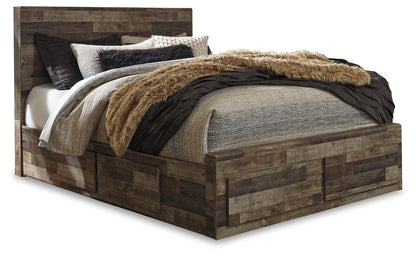 Derekson - Panel Bed Storage Beds by Benchcraft® - Walls Furniture & Mattress