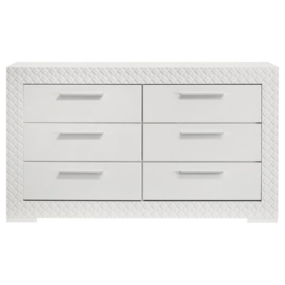Ives - 6 - Drawer Dresser Dressers by Coaster Fine Furniture - Walls Furniture & Mattress