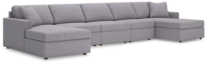 Modmax - Sectional - Granite Stationary Sectionals by Signature Design by Ashley® - Walls Furniture & Mattress