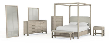 Solano - 85" Queen Canopy Bed - Weathered Mango Canopy Beds by Coaster Fine Furniture - Walls Furniture & Mattress