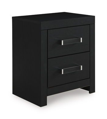 Maeling - Two Drawer Night Stand Accent Nightstands by Signature Design by Ashley® - Walls Furniture & Mattress