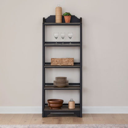 Magnolia Manor - Leaning Pier Bookcase Etageres by Liberty Furniture - Walls Furniture & Mattress