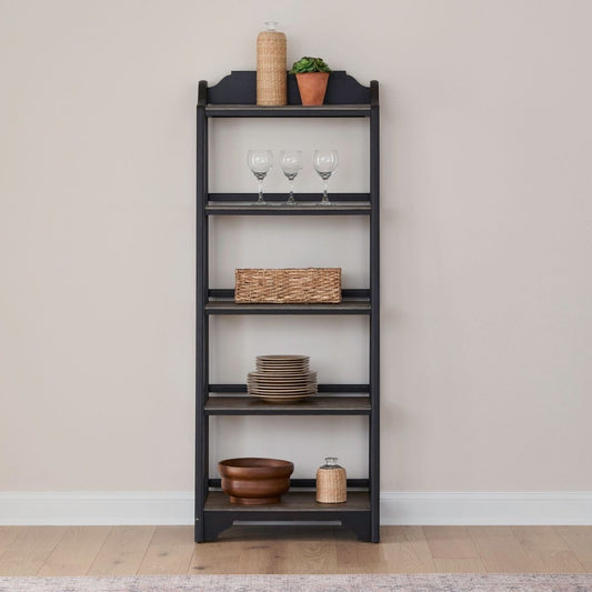 Magnolia Manor - Leaning Pier Bookcase Etageres by Liberty Furniture - Walls Furniture & Mattress
