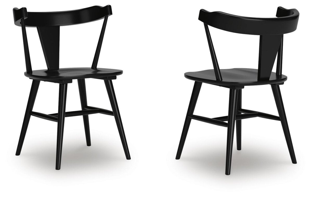Gretlynn - Dining Room Side Chair (Set of 2) - Black Chair Sets by Signature Design by Ashley® - Walls Furniture & Mattress