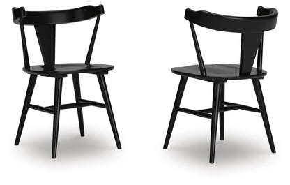 Gretlynn - Dining Room Side Chair (Set of 2) - Black Chair Sets by Signature Design by Ashley® - Walls Furniture & Mattress