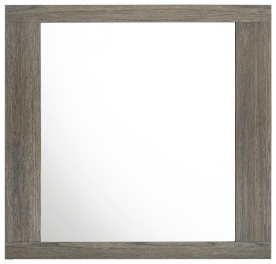 Fenwick - Dresser Mirror - Gray Oak Bedroom Mirrors by Coaster Fine Furniture - Walls Furniture & Mattress
