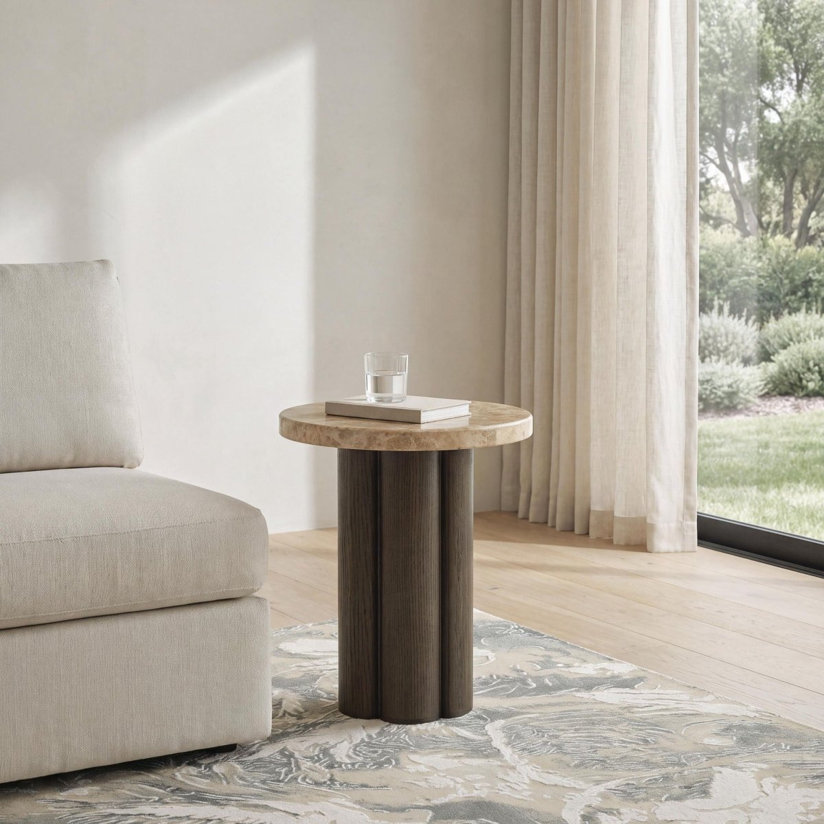 Darimore - Chair Side End Table - Burnished Brown Chair Side Tables by Signature Design by Ashley® - Walls Furniture & Mattress