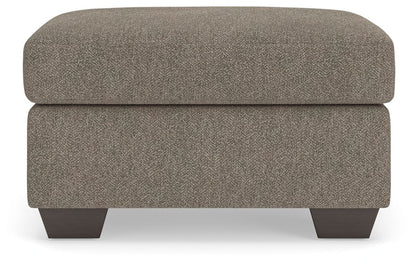 Triston - Peaks - Ottoman - Suede Upholstered Ottomans by Benchcraft® - Walls Furniture & Mattress