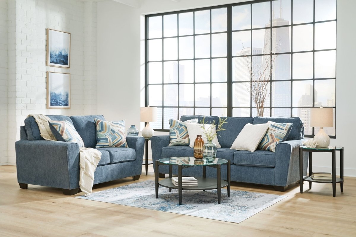 Cashton - Living Room Set Stationary Chair & Ottoman by Signature Design by Ashley® - Walls Furniture & Mattress