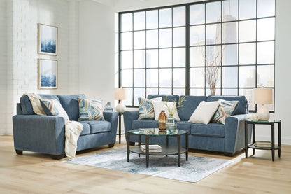 Cashton - Living Room Set Stationary Chair & Ottoman by Signature Design by Ashley® - Walls Furniture & Mattress