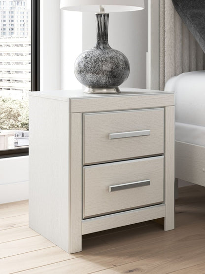 Zuraleus - Two Drawer Night Stand Nightstands w/ Charging Stations by Signature Design by Ashley® - Walls Furniture & Mattress