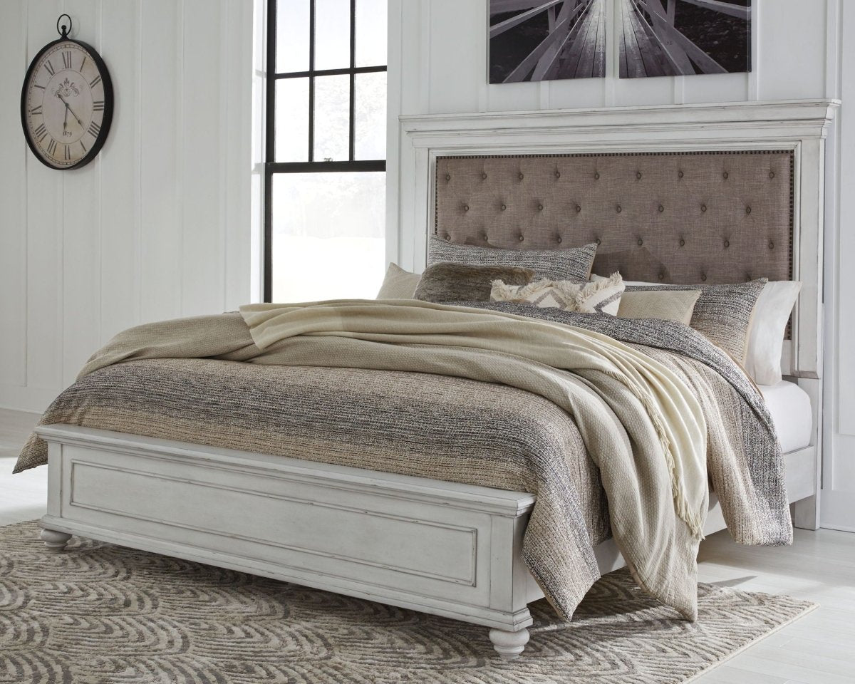 Kanwyn - Upholstered Panel Bed Upholstered Beds by Benchcraft® - Walls Furniture & Mattress
