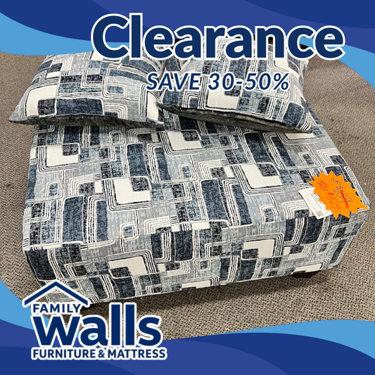 Galactic Charcoal Ottoman and 2 Pillows