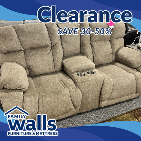 "787" Wild Card Reclining Console Loveseat