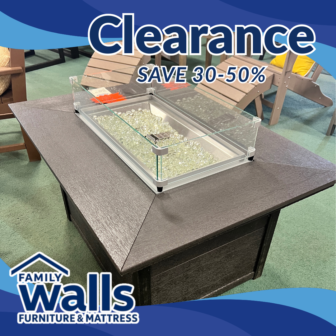 Rectangle Fire Pit Table