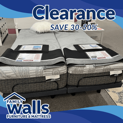 Split Queen Restonic Hybrid with Powerbases by Walls Furniture & Mattress - Walls Furniture & Mattress