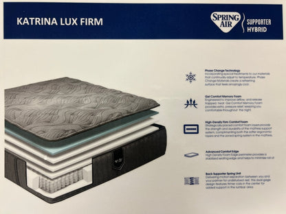 Spring Air Katrina Lux Firm Queen Mattress by Walls Furniture & Mattress - Walls Furniture & Mattress