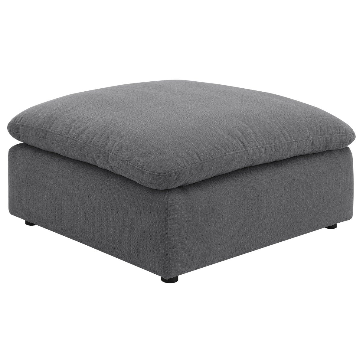 Hobson - Square Upholstered Ottoman Upholstered Ottomans by CoasterElevations - Walls Furniture & Mattress
