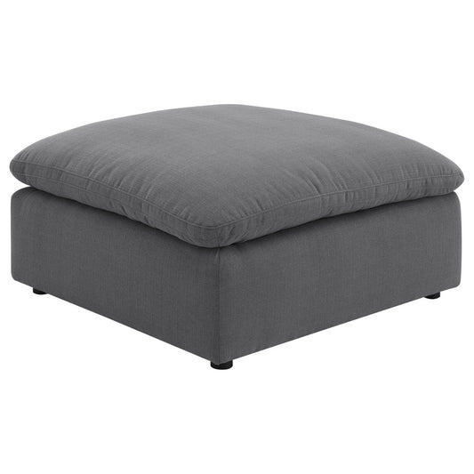 Hobson - Square Upholstered Ottoman Upholstered Ottomans by CoasterElevations - Walls Furniture & Mattress