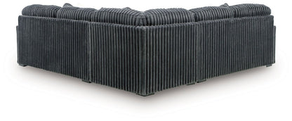 Midnight - Madness - Sectional Stationary Sectionals by Signature Design by Ashley® - Walls Furniture & Mattress