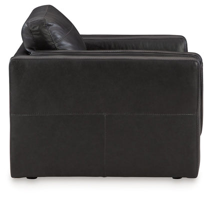 Amiata - Living Room Set Stationary Chair & Ottoman by Signature Design by Ashley® - Walls Furniture & Mattress