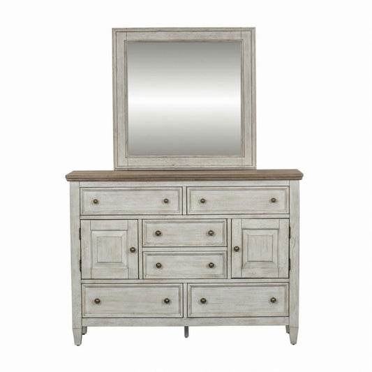 Heartland - Dresser & Mirror - White