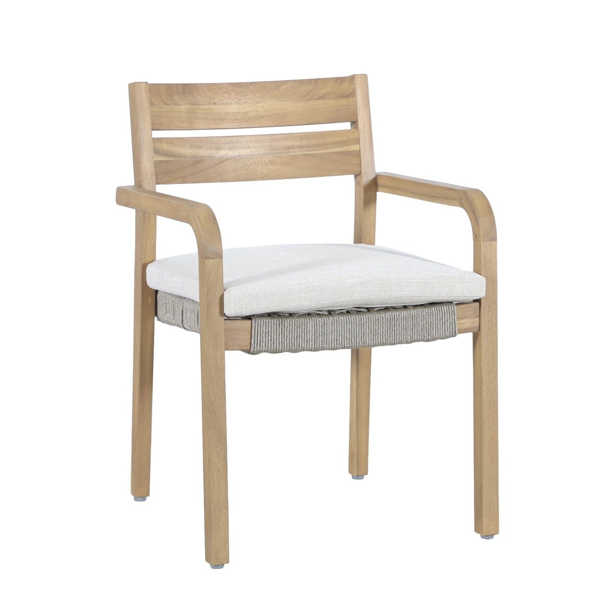 Arden - Wood And Wicker Patio Dining Chair (Set of 2) - Natural / Brown Chair Sets by New Classic - Walls Furniture & Mattress