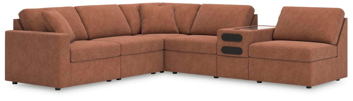 Modmax - Sectional - Spice Stationary Sectionals by Signature Design by Ashley® - Walls Furniture & Mattress