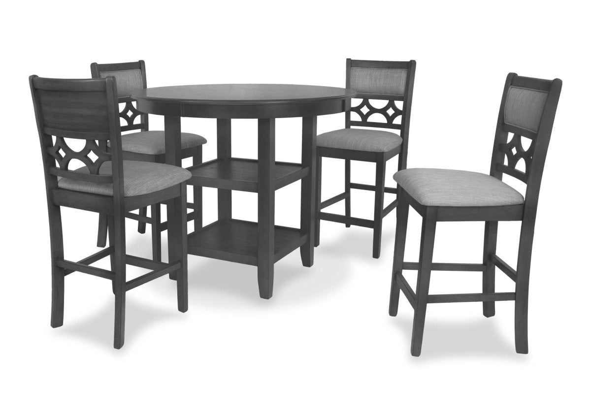 Mitchell - Counter Set 5 Piece Dining Room Sets by New Classic - Walls Furniture & Mattress
