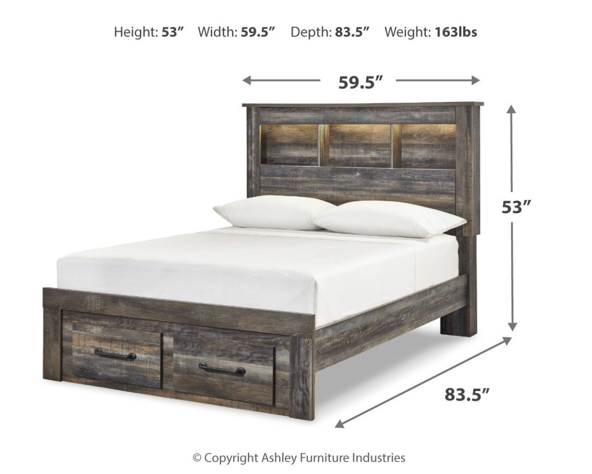 Drystan - Panel Bookcase Bed Panel Beds by Signature Design by Ashley® - Walls Furniture & Mattress