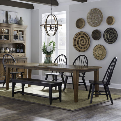 Hearthstone Ridge - Rectangular Table Set 5 Piece Dining Room Sets by Liberty Furniture - Walls Furniture & Mattress