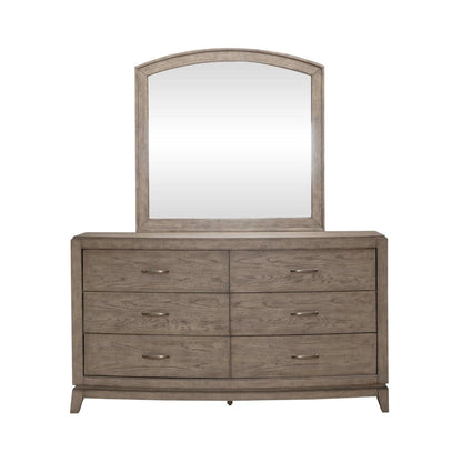 Avalon - Dresser & Mirror - Burnished Beige Dresser & Mirror by Liberty Furniture - Walls Furniture & Mattress