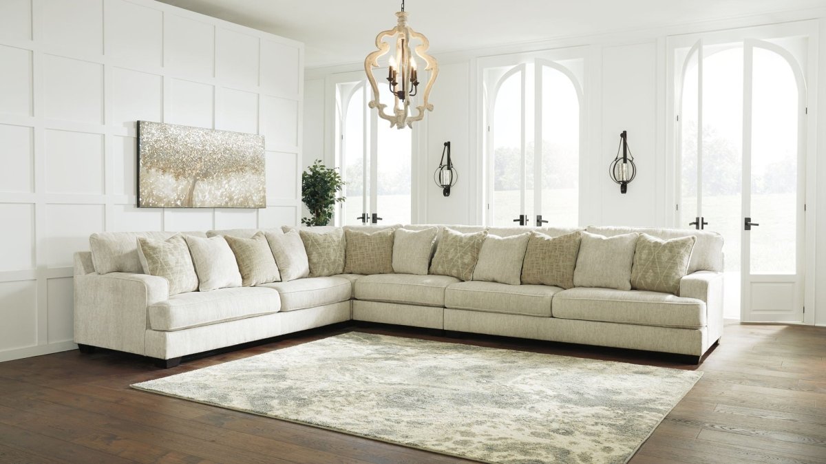 Rawcliffe - Sectional Stationary Sectionals by Signature Design by Ashley® - Walls Furniture & Mattress