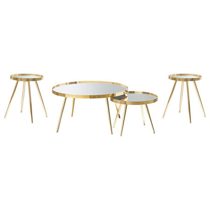 Kaelyn - Round Coffee And End Table Set Table Sets by Coaster Fine Furniture - Walls Furniture & Mattress