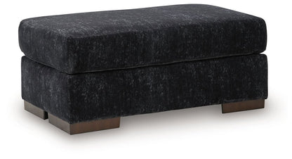 Whitmore Manor - Ottoman - Black Pearl Upholstered Ottomans by Benchcraft® - Walls Furniture & Mattress