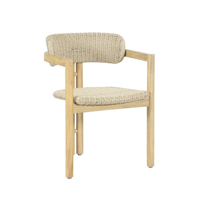 Sedona - Wood And Wicker Patio Dining Chair (Set of 2) - Natural / Brown Chair Sets by New Classic - Walls Furniture & Mattress