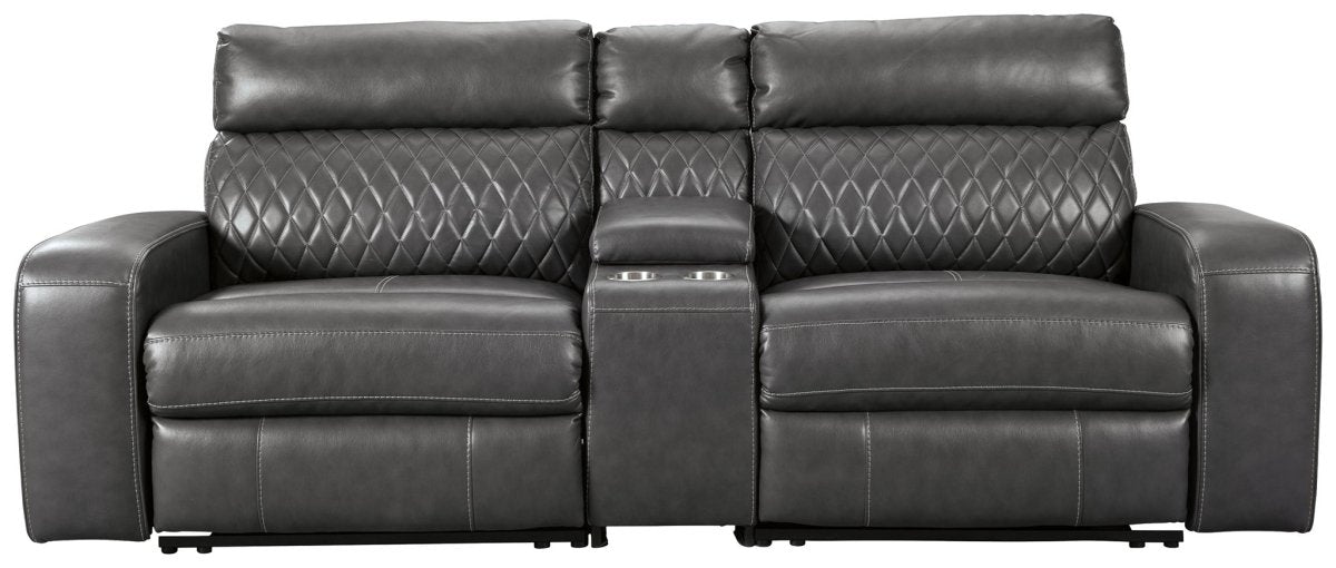 Samperstone - Power Reclining Sectional Reclining Sectionals by Signature Design by Ashley® - Walls Furniture & Mattress