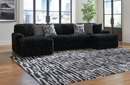Midnight - Madness - Sectional Set 4 Piece Living Room Sets by Signature Design by Ashley® - Walls Furniture & Mattress